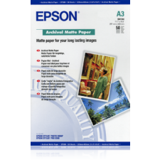 Epson matt archiváló fotópapír (a3, 50 lap 192g) fotópapír