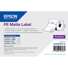 Epson matt, műanyag (PE) etikett címke, 76*51 mm, 2310 címke/tekercs (rendelési egység 6 tekercs/doboz) etikett