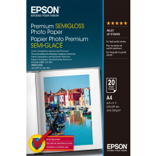 Epson prémium félfényes fotópapír (A4, 20 lap, 251g) fotópapír