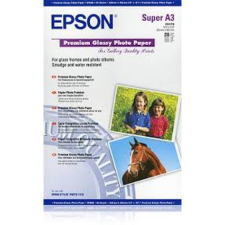 Epson prémium fényes eredeti fotópapír (A3+, 20 lap, 250g) fotópapír