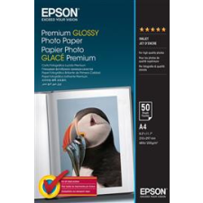 Epson Prémium fényes fotópapír A4, 50 lap, 255g (C13S041624) fotópapír