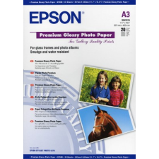 Epson Premium Glossy Photo Paper, DIN A3, 255g/m2, 20 Sheets hub és switch