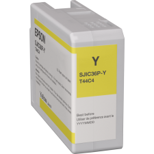 Epson SJIC36P(Y) C6500/C6000 Tintapatron Yellow 80ml nyomtatópatron & toner