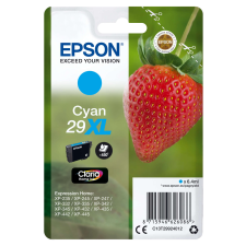 Epson Strawberry C13T29924012 tintapatron 1 dB Eredeti Nagy (XL) kapacitású Cián nyomtatópatron & toner