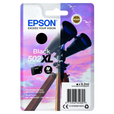 Epson t02w1 tintapatron fekete 9,2ml no.502xl nyomtatópatron & toner