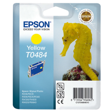 Epson T0484 Yellow tintapatron eredeti C13T04844010 Csikóhal, nyomtatópatron & toner