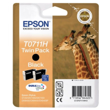 Epson T0711H Twin Pack fekete tintapatron (C13T07114012) (T0711H) nyomtatópatron & toner