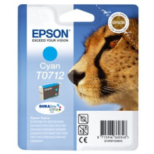 Epson T07124011 Tintapatron Stylus D78, D92, D120 nyomtatókhoz, EPSON, cián, 5,5ml nyomtatópatron & toner
