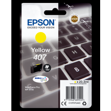 Epson T07U4 Tintapatron Yellow 20,3ml No.407 nyomtatópatron & toner