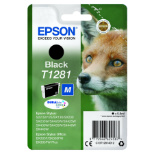 Epson T1281 fekete tintapatron 5,9ml (eredeti) nyomtatópatron & toner