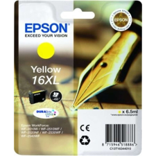 Epson T16XL T1634 Yellow tintapatron eredeti C13T16344010 Töltőtollhegy nyomtatópatron & toner