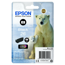 Epson T2611 Photo fekete tintapatron 4,7ml 26 (eredeti) nyomtatópatron & toner
