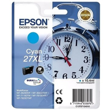 Epson T2712 27XL cián tintapatron 10,4ml (eredeti) C13T27124010 nyomtatópatron & toner