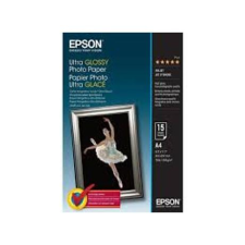  Epson ultra fényes eredeti fotópapír (A4, 15 lap, 300g) fotópapír