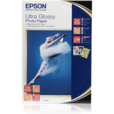Epson ultra fényes fotópapír (10x15, 50 lap, 300g) fotópapír
