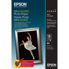 Epson ultra fényes fotópapír (A4, 15 lap, 300g) fotópapír