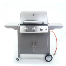  EPT Oklahoma BBQ Premium line gázgrill, 3 égőfej + ajándék nyomáscsökkentő grillsütő