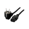 Equip 112120 tápkábel Fekete 1,8 M C13 csatlakozó CEE7/4 (112120)