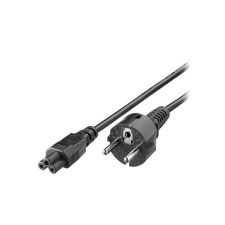 Equip 112150 notebook tápkábel, földelt, 1,8m, fekete, C5 (112150) kábel és adapter