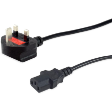 Equip 112302 tápkábel Fekete IEC C13 BS 1363 (112302) kábel és adapter