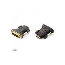 Equip 118908 HDMI-DVI (24+1) adapter anya/apa audió/videó kellék, kábel és adapter