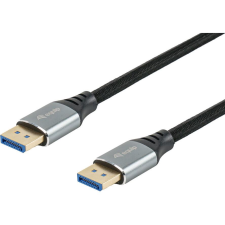 Equip 119283 DisplayPort kábel 3 M Ezüst, Fekete (119283) kábel és adapter