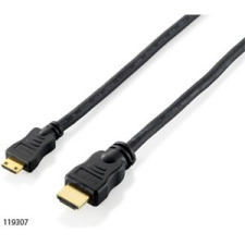 Equip 119307 HDMI - MiniHDMI kábel 1.4, apa/apa, 2m audió/videó kellék, kábel és adapter