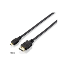 Equip 119308 HDMI-MicroHDMI kábel 1.4, apa/apa, 2m (119308) kábel és adapter