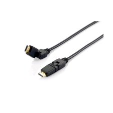 Equip 119362 HDMI kábel 1.4 apa/apa aranyozott 2m (119362) - HDMI kábel és adapter