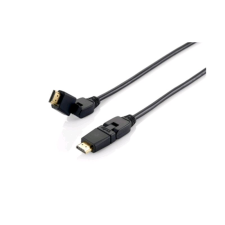 Equip 119363 HDMI kábel 1.4 apa/apa aranyozott (119363) kábel és adapter