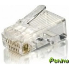 Equip 121143 UTP RJ45 dugó 100db Átlátszó kábel és adapter