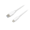 Equip 128364 USB-A apa - USB-C apa 3.2 Gen1 Adat és töltőkábel - Fehér (2m)