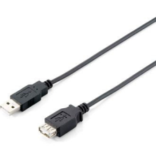 Equip 128850 USB 2.0 A-A hosszabbítókábel apa - anya duplán árnyékolt 1,8m kábel és adapter