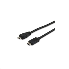 Equip 12888407 USB-C -> USB MicroB 2.0 kábel, apa/apa, 1m (12888407) kábel és adapter