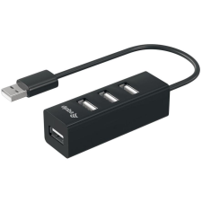 Equip 128955 hálózati csatlakozó USB 2.0 480 Mbit/s Fekete (128955) hub és switch
