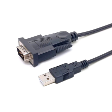 Equip 133391 USB-A apa 2.0 - Serial (9 pin) apa adatkábel - Fekete (1.5m) kábel és adapter