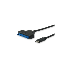 Equip 133456 USB-C -> SATA átalakító apa/anya - Fekete kábel és adapter
