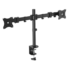 Equip 13-27" Dual dönthető/forgatható asztali monitor konzol, fekete (650115) tv állvány és fali konzol
