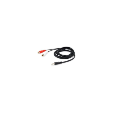 Equip 147093 audio kábel 250 M 2 x RCA 3.5mm Fekete (147093) kábel és adapter