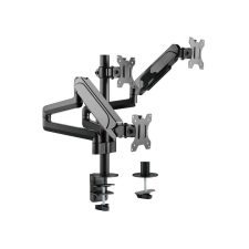 Equip 17-27" Triple Monitor Desk Mount Bracket Black" tv állvány és fali konzol