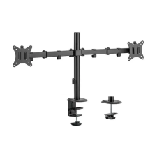 Equip 17-32" Articulating Dual Monitor Desk Mount Bracket Black" tv állvány és fali konzol