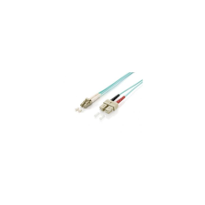 Equip 255311 száloptikás kábel 1 M LC SC OM3 Türkizkék (255311) kábel és adapter