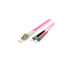 Equip 255545 optikai patch kábel OM4 LC/ST 5m - Magenta kábel és adapter