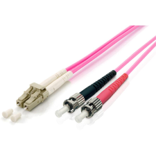 Equip 255549 száloptikás kábel 0,5 M LC ST OM4 Ibolya (255549) kábel és adapter