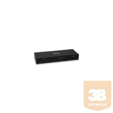 Equip 33271903 HDMI Matrix-Switch (4x2 Port, 4K*2K felbontás, SPDIF, 48 bit, 3,5mm Jack, Blu-ray támogatás) hub és switch
