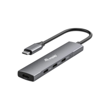 Equip 4-Port USB 3.2 Gen1 USB-C Hub Grey hub és switch