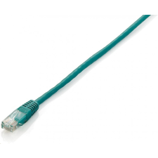 Equip 625443 U/UTP patch kábel, CAT6, 0.25m zöld kábel és adapter