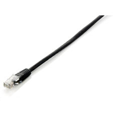 Equip 625456 U/UTP patch kábel, CAT6, 10m fekete (625456) kábel és adapter