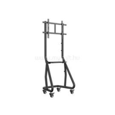 Equip 650608 TV állvány (37"-80" álló, gurulós, Max.:80kg, fekete) (EQUIP_650608) tv állvány és fali konzol