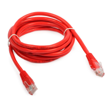 Equip 825424 UTP patch kábel, CAT5e, 5m piros (825424) kábel és adapter